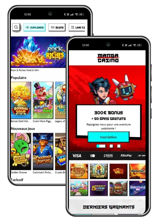 manga casino mobile version